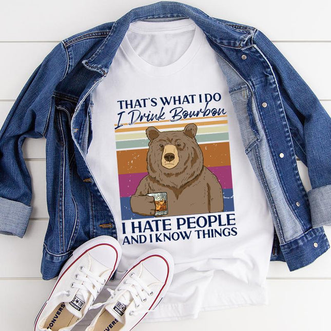 Bourbon Bear T-Shirt-0