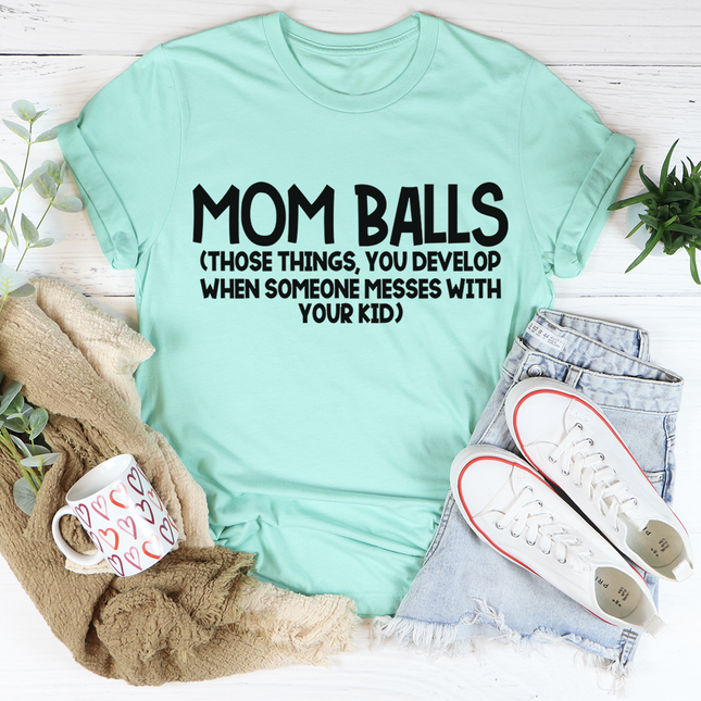 Mom Balls T-Shirt-0