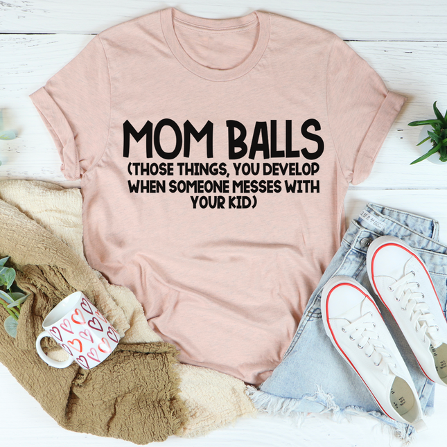 Mom Balls T-Shirt-3