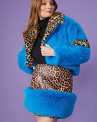 S-M / Blue / Faux Fur