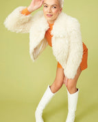S-M / Cream / Faux Fur