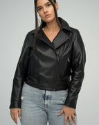 Black / XS / Genuine Sheepskin Leather