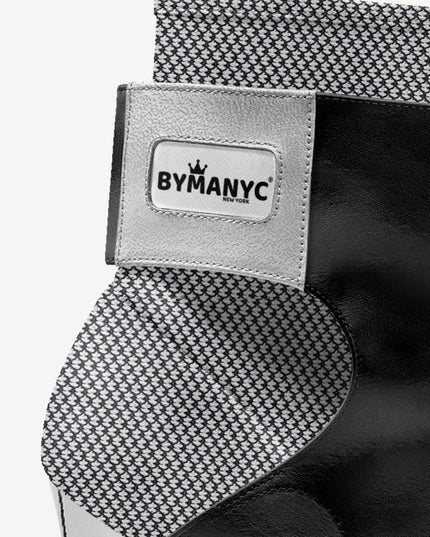 Limited Edition Vegan Stiletto Boots BYMANYC® New York Futurista Onyx-1