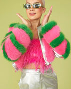 S-M / Pink / Faux Fur