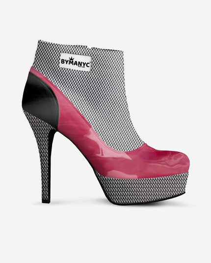 Vegan High Heel Ankle Boots BYMANYC® New York Luxe Black-0