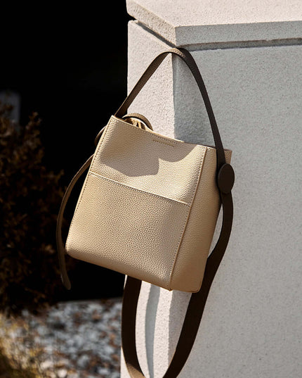 Alexa Daily Leather Bucket Bag-4