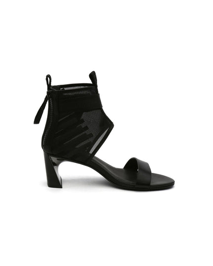 Open Toe Sandals with Wide Mesh Ankle Straps-2
