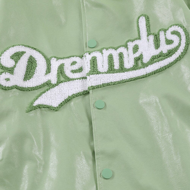 Baseball Jacket Men Retro Color Block Furry Patch Leather Bomber Coat Autumn Baggy High Street College Style Streetwear-4