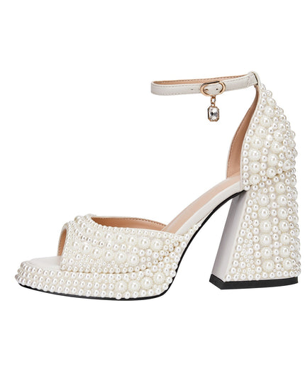 Candy Peep Toe Ankle Strap Platform Sandals-5
