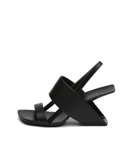 Carefree Ankle Strap Square Toe Sandals-5