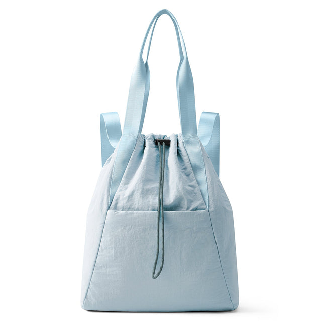 Casual Dual Drawstring Backpack-0