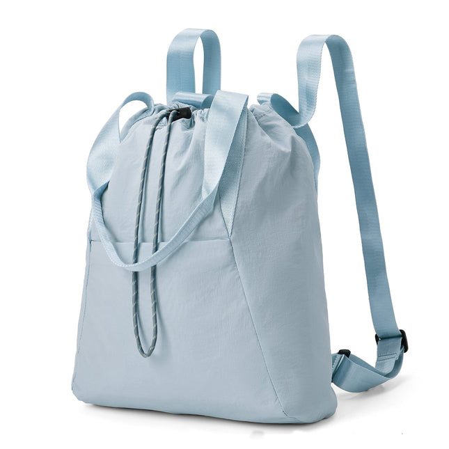 Casual Dual Drawstring Backpack-2