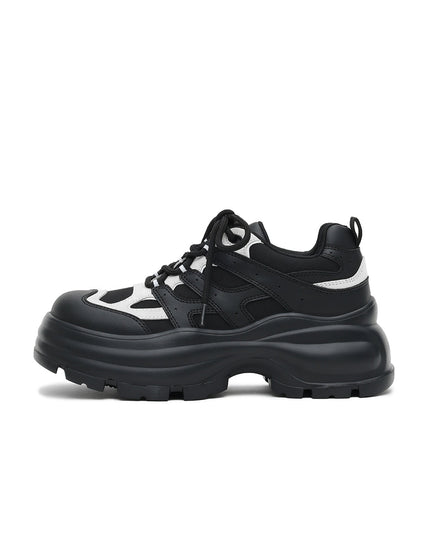 Casual Round-Toe Platform Sneakers-0