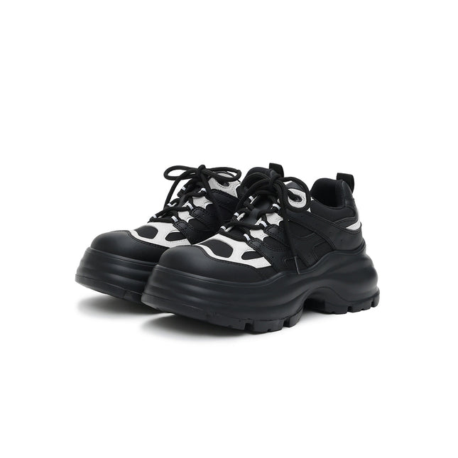 Casual Round-Toe Platform Sneakers-1