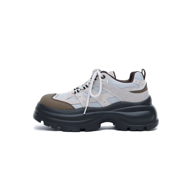 Casual Round-Toe Platform Sneakers-5