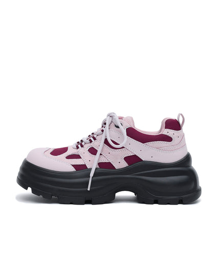 Casual Round-Toe Platform Sneakers-7