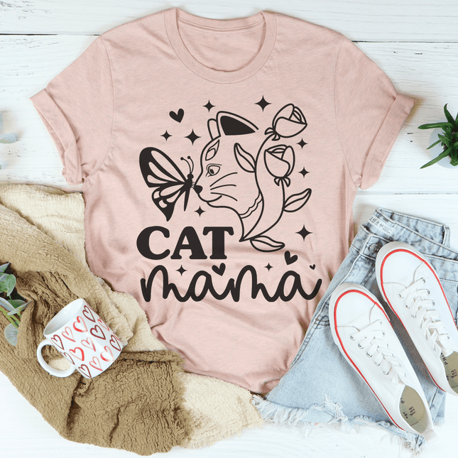 Cat Mama T-Shirt-1