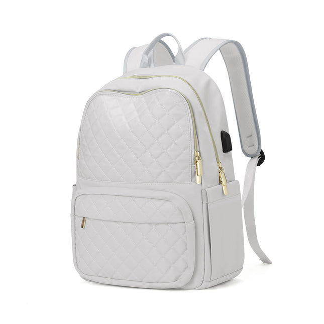 Chic Quilted Flight Approved Backpack-1