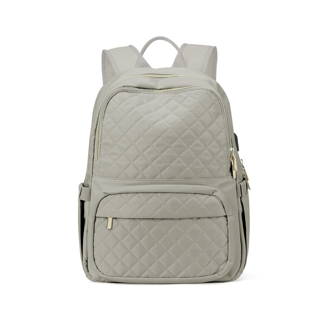 Chic Quilted Flight Approved Backpack-7