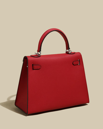 Classic Top-Handle Leather Bag-4