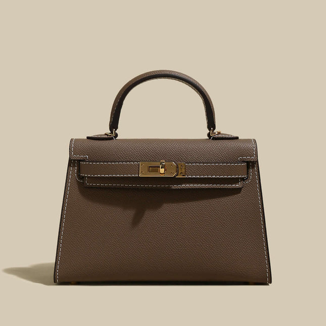 Classic Top-Handle Leather Bag-5