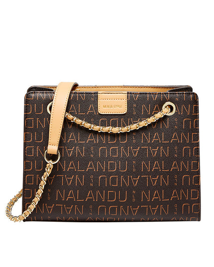 Corporate Large Capacity Monogram Shoulder Bag-0