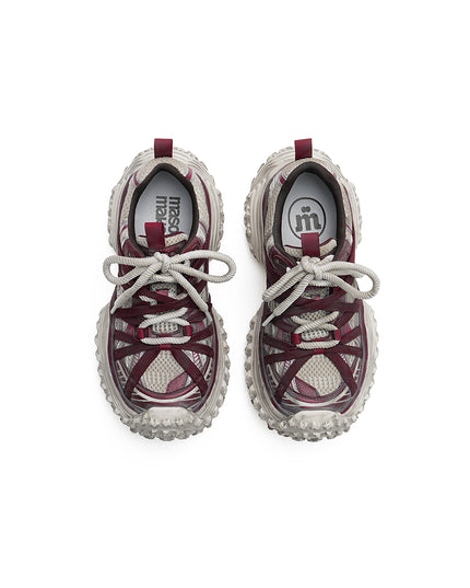 Distressed Platform Casual Sneakers-4
