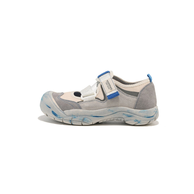 Distressed Velcro Strap Sneakers-0