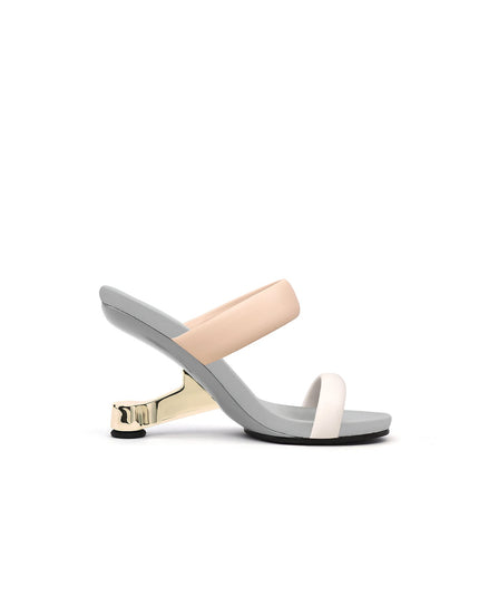 Double Strap Pivot Heel Sandals-2