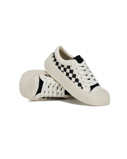 Expressive Platform Canvas Sneakers-3
