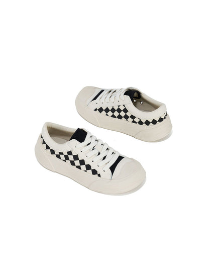 Expressive Platform Canvas Sneakers-4