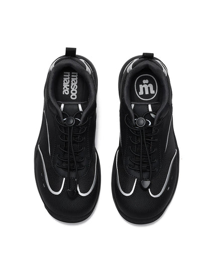Lightweight Round-Toe Running Sneakers-4