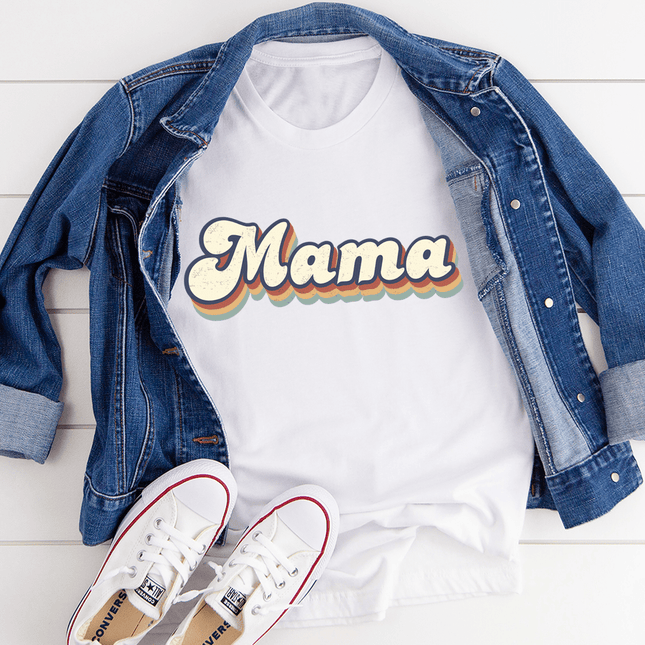 Mama Retro T-Shirt-0