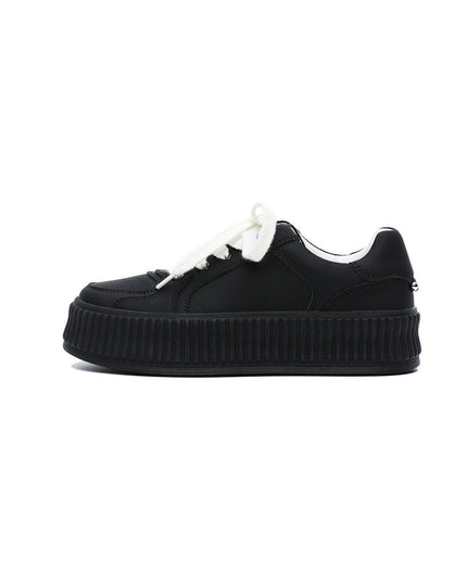 Minimalistic Platform Sneakers-4