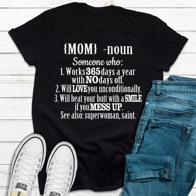 Mom Noun T-Shirt-0