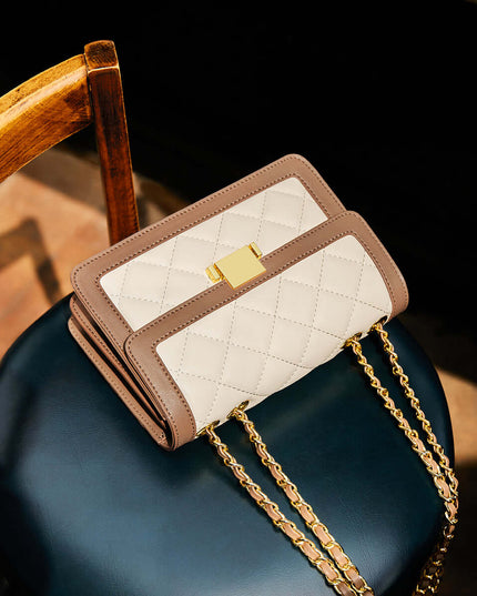 Paris Diamond-Quilted Chain Shoulder Bag-3