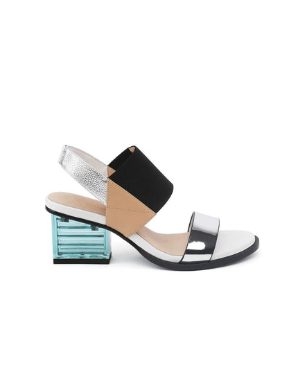 Pop Colored Crystal Heel Sandals-2