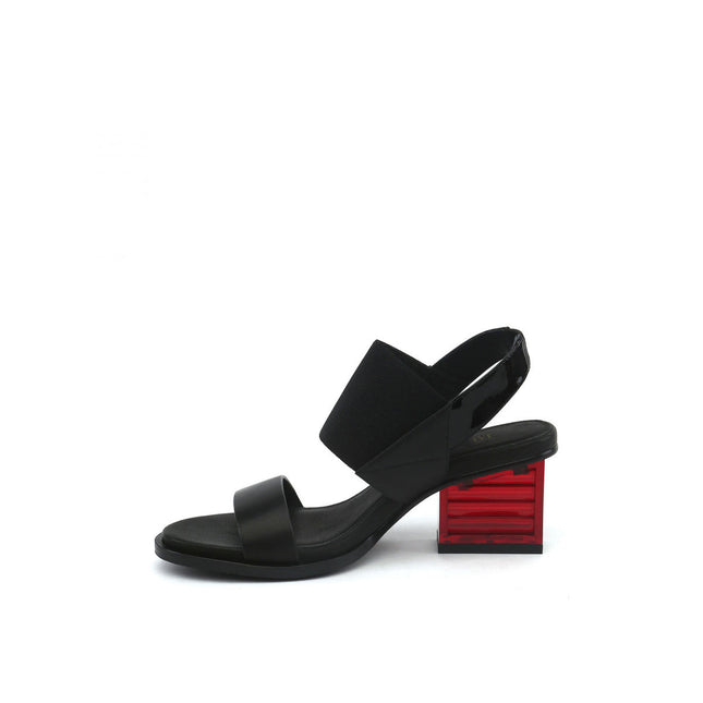 Pop Colored Crystal Heel Sandals-5
