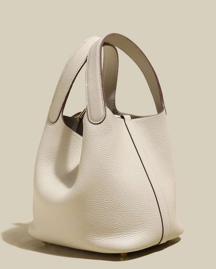 Premium Bucket Tote Bag With Lock-3