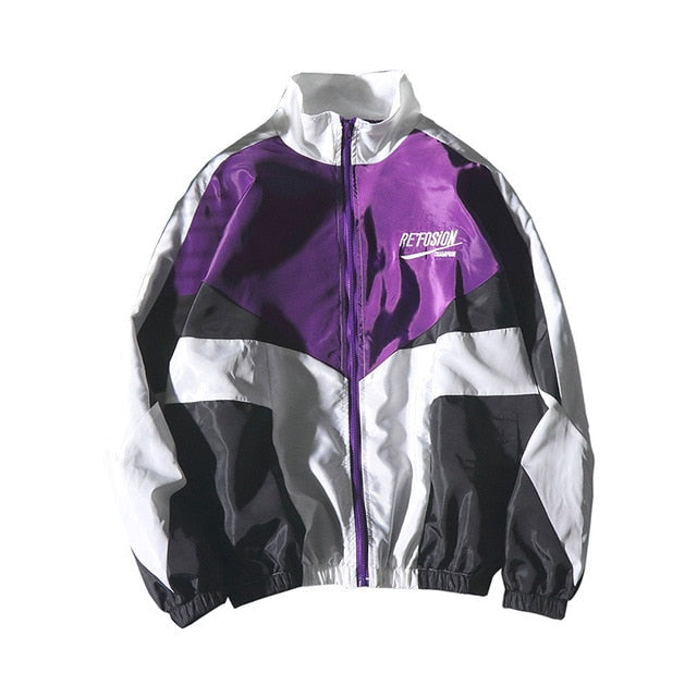 Jacket Men Windbreaker Autumn Hip Hop Couple Thin Jacket Windbreaker Patchwork Multi Pockets Casual Track Coat Streetwear-13