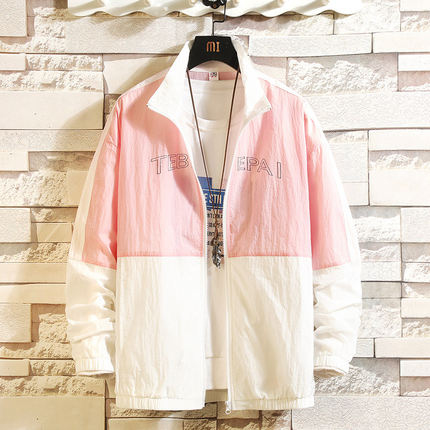 Jacket Men Windbreaker Autumn Hip Hop Couple Thin Jacket Windbreaker Patchwork Multi Pockets Casual Track Coat Streetwear-15
