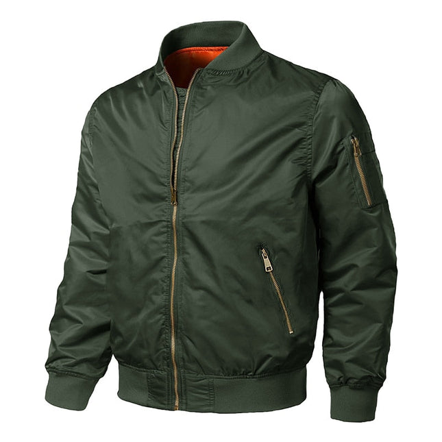 Winter Jackets Men MA1 Bomber Pilot Coat Thermal Padded Casual Baseball Varsity Jacket Male Military Army Windbreaker-3