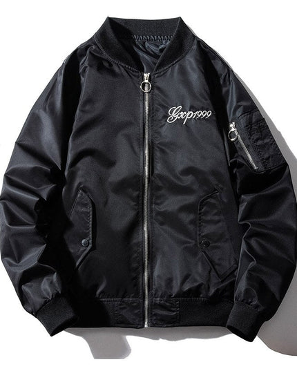 Jackets Men Embroidery Thick Tracksuit Chinese Style Baseball Jackets Fashion Casual Male Zipper Windbreaker Streetwear-0