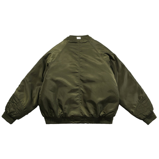 Patchwork Color Winter Jacket Men Button Pockets Zipper Warm Cozy Thick Coat Retro Fashion Bomber Jacket Men Streetwear-1