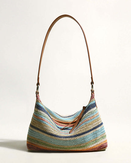 Rainbow Boho Shoulder Bag-0