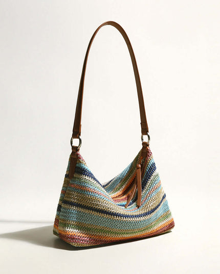 Rainbow Boho Shoulder Bag-1