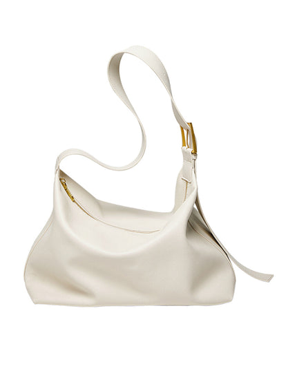 Sleek Retro Leather Tote Bag-7