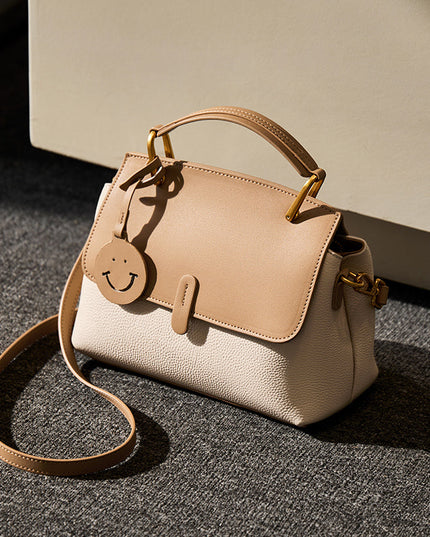 Supple Work Leather Satchel Bag-3