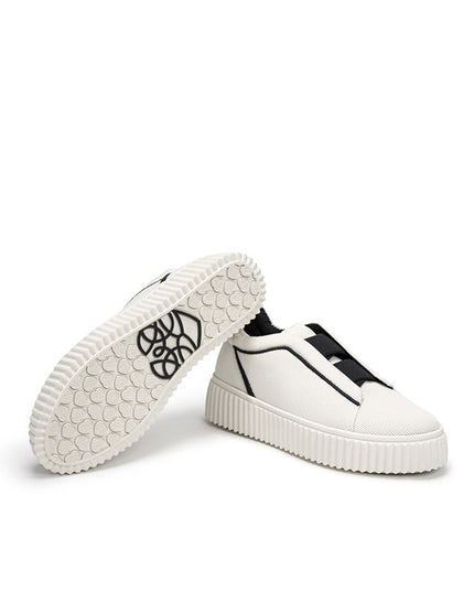 Thick Soled Height Boosting Tennis Sneakers-1