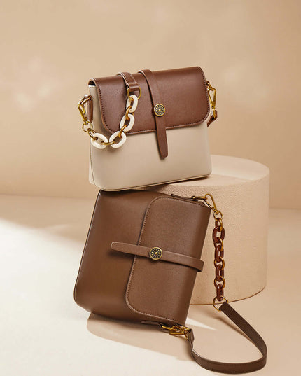 Timeless Flap Leather Shoulder Bag-1
